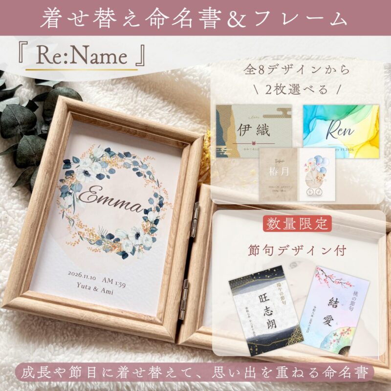着せ替え命名書 Re:Name